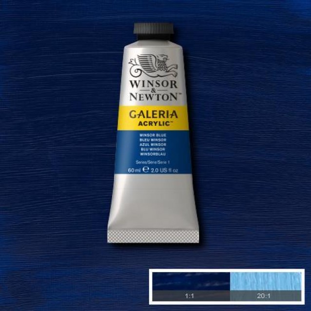 Winsor & Newton 60ml Galeria Acrylic Winsor Blue Winsor & Newton 60ml Galeria Acrylic Winsor Blue