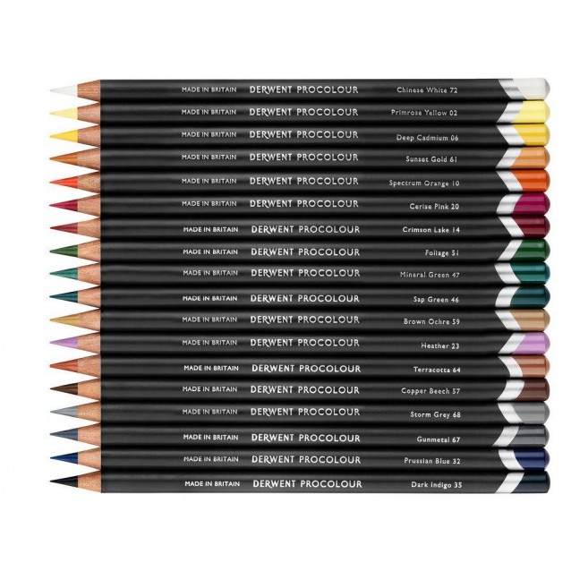 Derwent Μεταλλική Κασετίνα με 36 Μολύβια Procolour