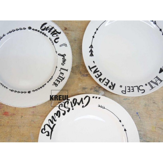 Kreul Μαρκαδόρος Πορσελάνης Καλλιγραφίας 1-4mm Μαύρο