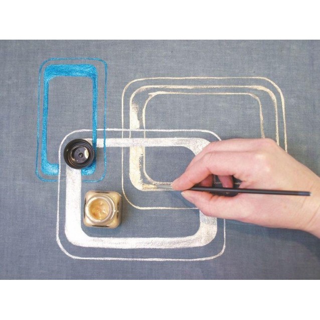 Kreul 50ml Μεταλλικό Χρώμα Υφάσματος Gold