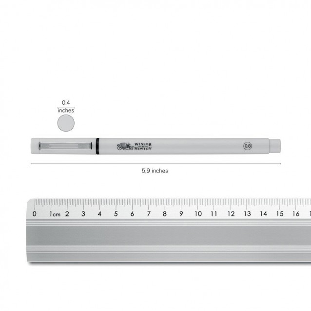 Winsor & Newton Μαύρο Μαρκαδοράκι Fineliner 0.5