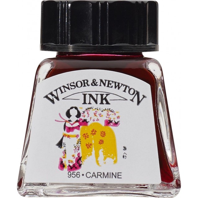 Winsor & Newton 14ml Σινική Μελάνη Carmine