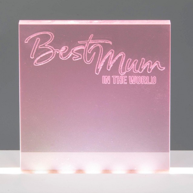 Φωτιζόμενο Διακοσμητικό Best Mum In The World