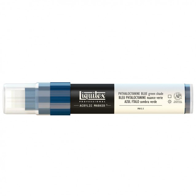 Liquitex Professional Ακρυλικός Μαρκαδόρος 15mm Blue Phthalocyanine Blue (Green Shade)