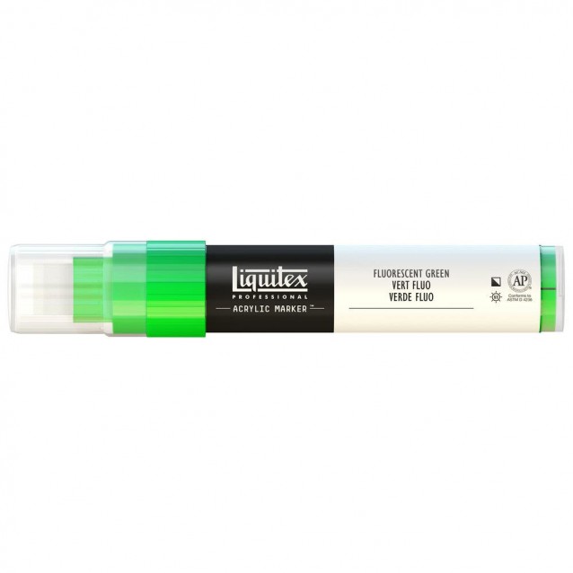 Liquitex Professional Ακρυλικός Μαρκαδόρος 15mm Fluorescent Green