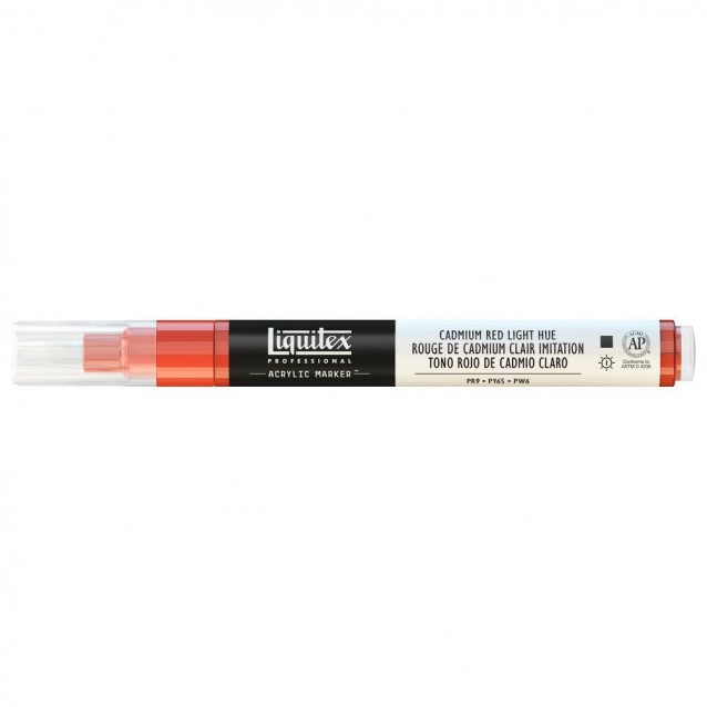 Liquitex Professional Μαρκαδόρος Λεπτός 2mm Cadmium Red Lightimit