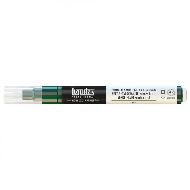 Liquitex Professional Ακρυλικός Μαρκαδόρος 2mm Phthalocyanine Green (Blue Shade)