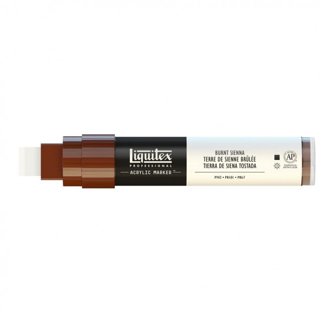 Liquitex Professional Ακρυλικός Μαρκαδόρος 15mm Burnt Sienna