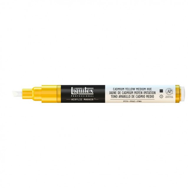 Liquitex Professional Μαρκαδόρος Λεπτός 2mm Cadmium Yellow Medium Hue