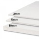 Μακετόχαρτο (Foam Board) 10mm 50x70cm Λευκό