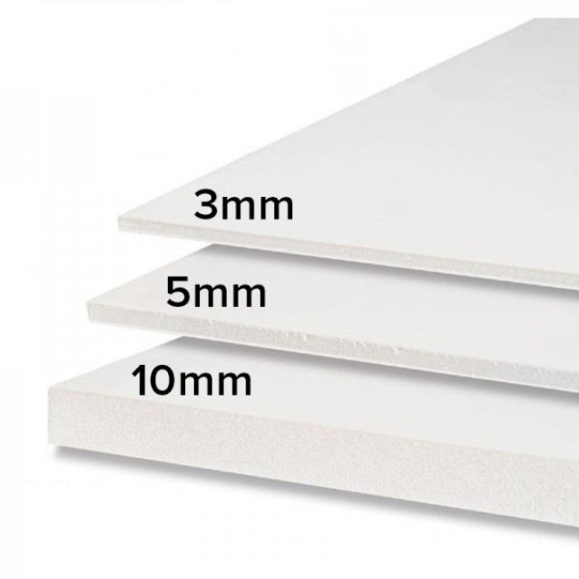 Μακετόχαρτο (Foam Board) 5mm 70x100cm Λευκό Μακετόχαρτο (Foam Board) 5mm 70x100cm Λευκό