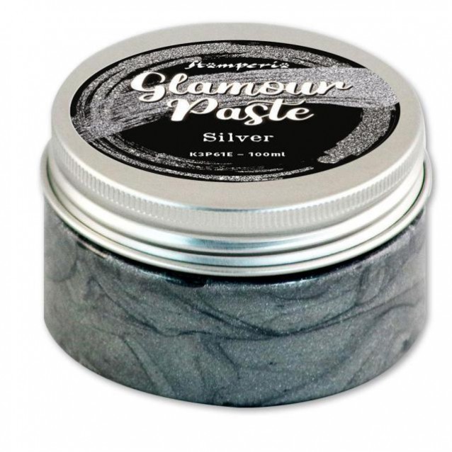 Stamperia 100ml Glamour Paste Silver