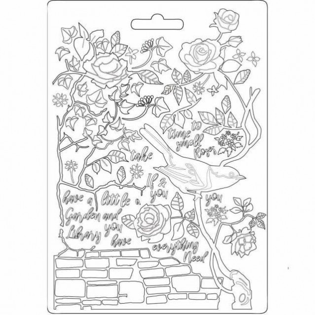 Stamperia Φόρμα Πηλού A5 Little Bird on Branch