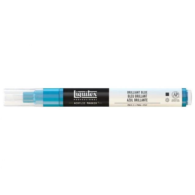 Liquitex Professional Μαρκαδόρος Λεπτός 2mm Blue Brillant Liquitex Professional Μαρκαδόρος Λεπτός 2mm Blue Brillant