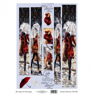 Artistic Design Ριζόχαρτο Decoupage Λαμπάδας 30x40cm NCF-293