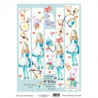 Artistic Design Ριζόχαρτο Decoupage Λαμπάδας 30x40cm NCF-320