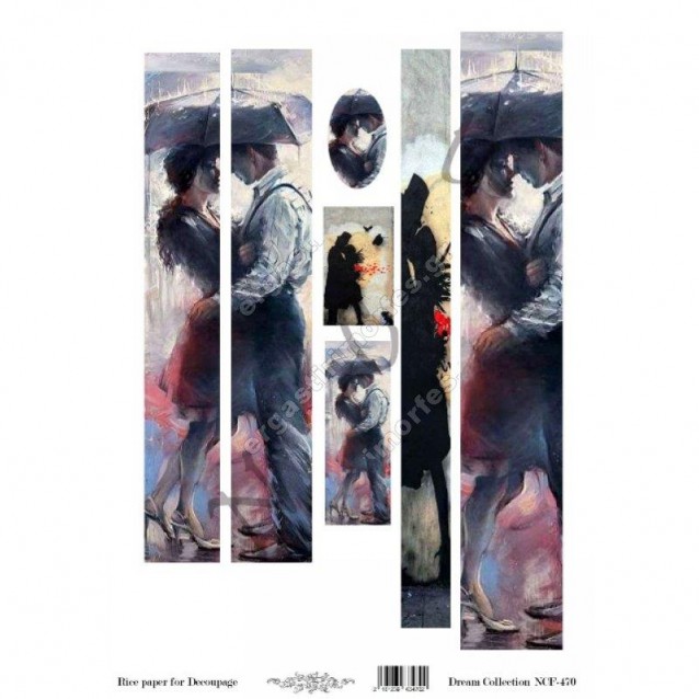 Artistic Design Ριζόχαρτο Decoupage Λαμπάδα 30x40cm NCF-470