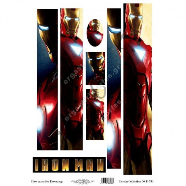 Artistic Design Ριζόχαρτο Decoupage Λαμπάδας 30x40cm NCF-536