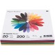 Rico Design 200 Χαρτάκια Οριγκάμι 15x15cm 80gr 20 χρώματα FSC