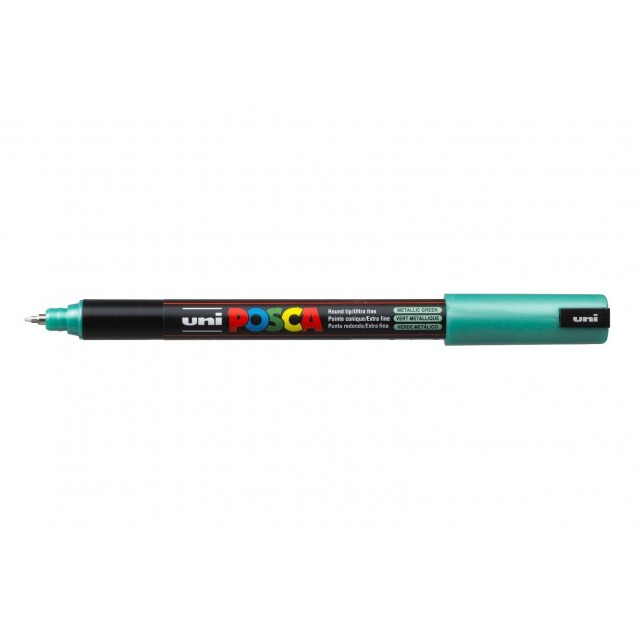 Posca Μαρκαδόρος PC-1MR Λεπτός 0,7mm Μεταλλικό Πράσινο