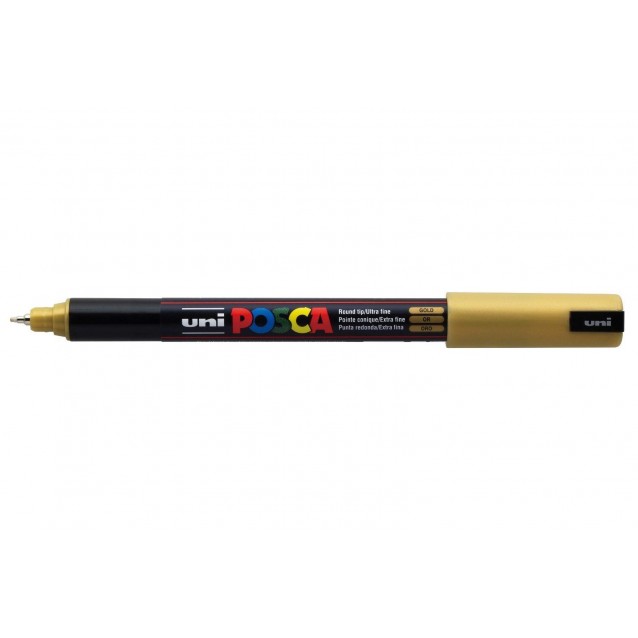 Posca Μαρκαδόρος PC-1MR Λεπτός 0,7mm Χρυσό