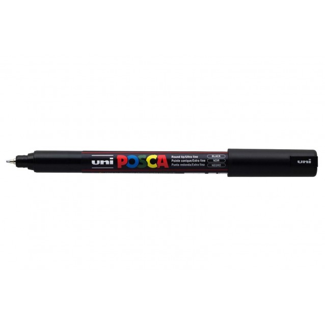 Posca Μαρκαδόρος PC-1MR Λεπτός 0,7mm Μαύρο