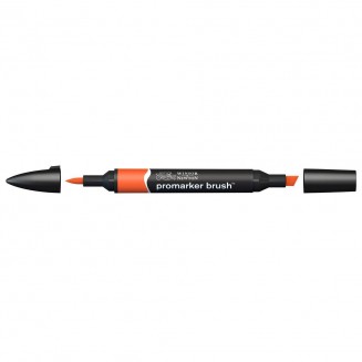 Winsor & Newton Μαρκαδόρος Promarker Brush O177 Bright Orange
