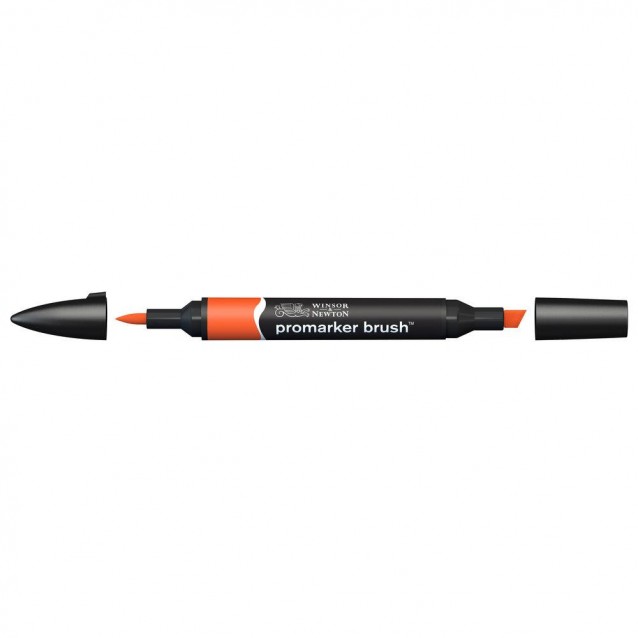 Winsor & Newton Μαρκαδόρος Promarker Brush O177 Bright Orange