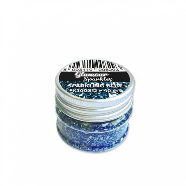 Stamperia 40gr Glamour Sparkles Sparkling Blue