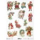 Itd. Collection Ριζόχαρτο Decoupage A4 (21x29,7cm) Santa Claus And Children