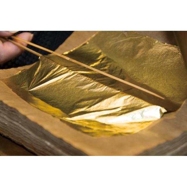 25 Φύλλα Χρυσού 18K Lemon Γερμανίας 8x8 cm, Ελεύθερο