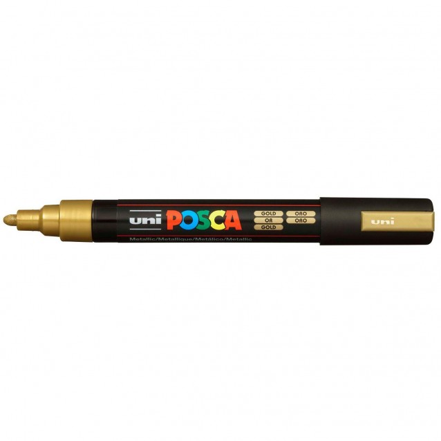 Posca Μαρκαδόρος PC-5M Μεσαίος 1,8-2,5mm Χρυσό