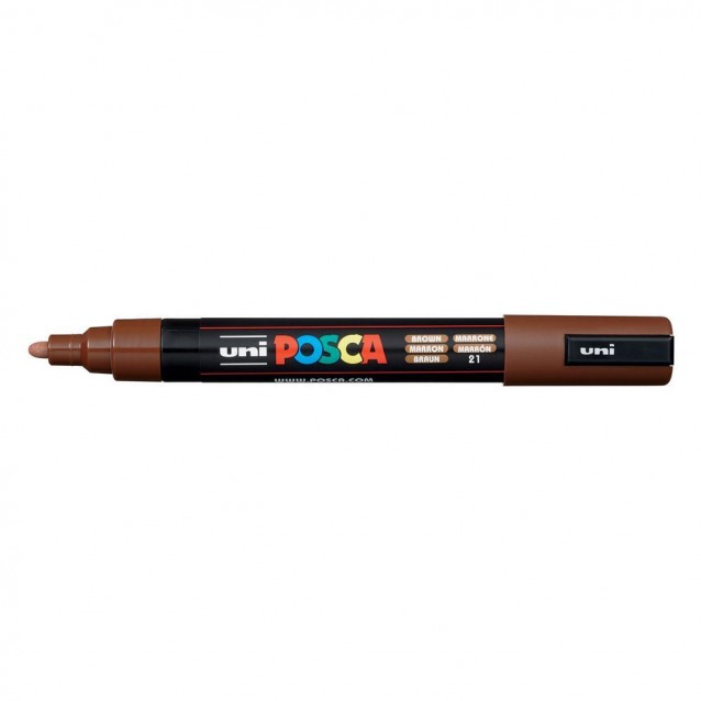 Posca Μαρκαδόρος PC-5M Μεσαίος 1,8-2,5mm Καφέ