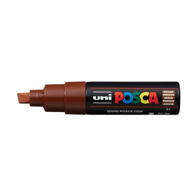 Posca Μαρκαδόρος PC-8K Χονδρός 8mm Καφέ