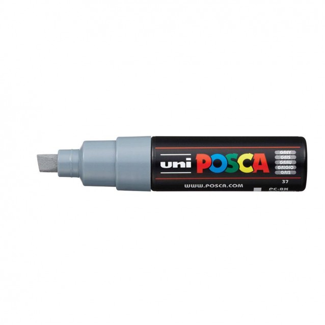 Posca Μαρκαδόρος PC-8K Χονδρός 8mm Γκρι