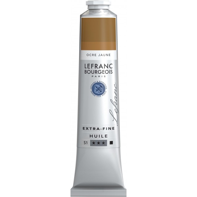 Lefranc & Bourgeois 200ml Artists Oil 302 Series 1 Yellow Ochre