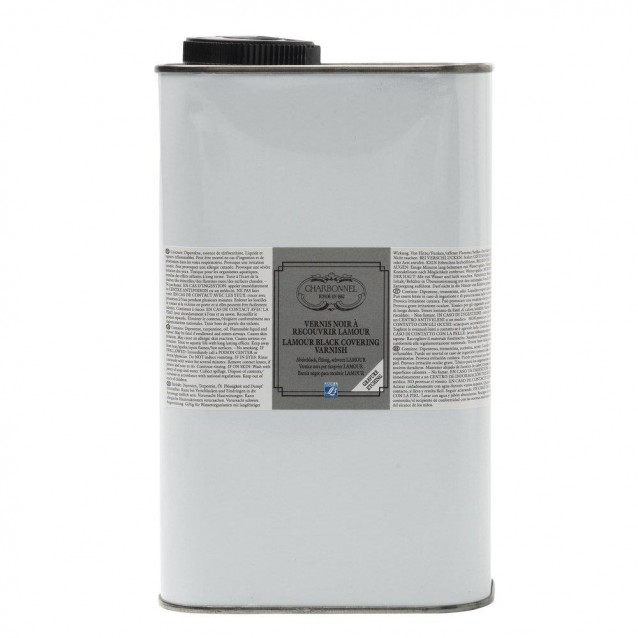 Charbonnel 1000ml Lamour Black Covering Varnish