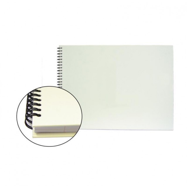 Album Scrapbooking Σπιράλ Λευκό 20 Φύλλων Α4 (21x30 cm)