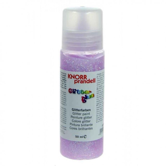 Knorr Prandell 50ml Κόλλα Glitter Λιλά