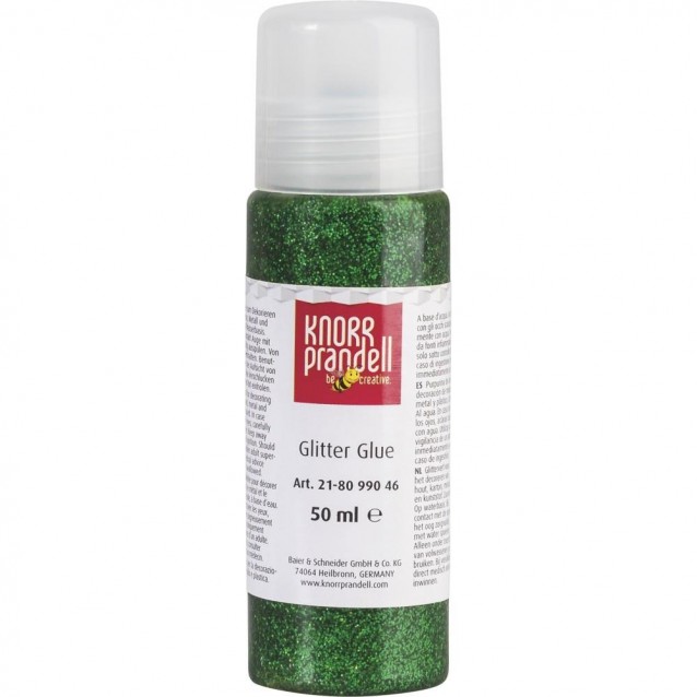 Knorr Prandell 50ml Κόλλα Glitter Πράσινο
