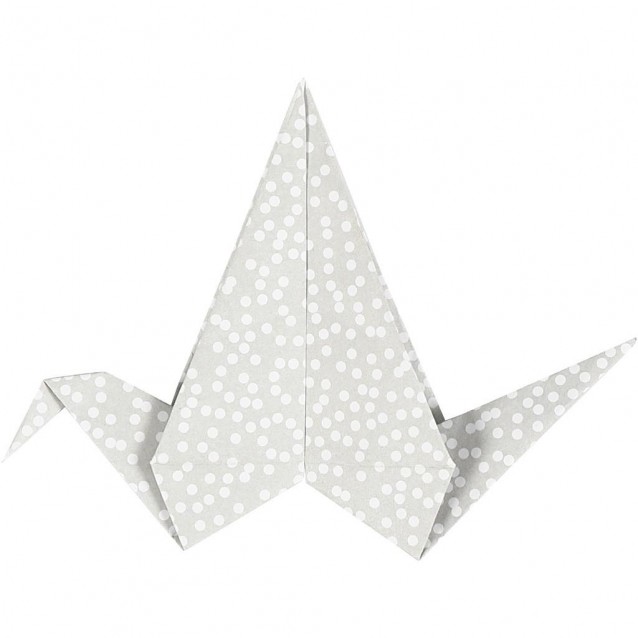 40 Χαρτιά Origami 15x15 cm, 80gr Green-Gray