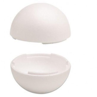 Styrofoam Ball 16cm divided (2 parts)