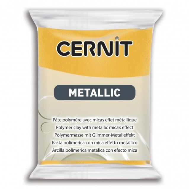 Cernit 56gr Metallic No.700 Κίτρινο