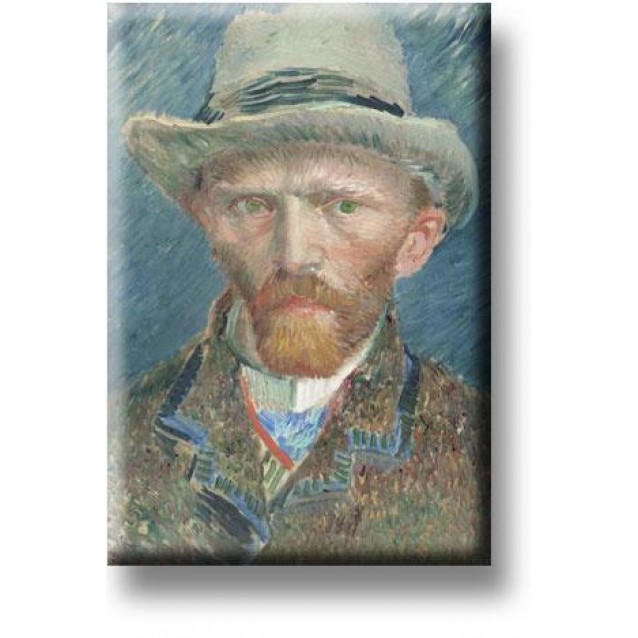 Μαγνητάκι Ψυγείου 8x5,5cm Van Gogh Self Portrait