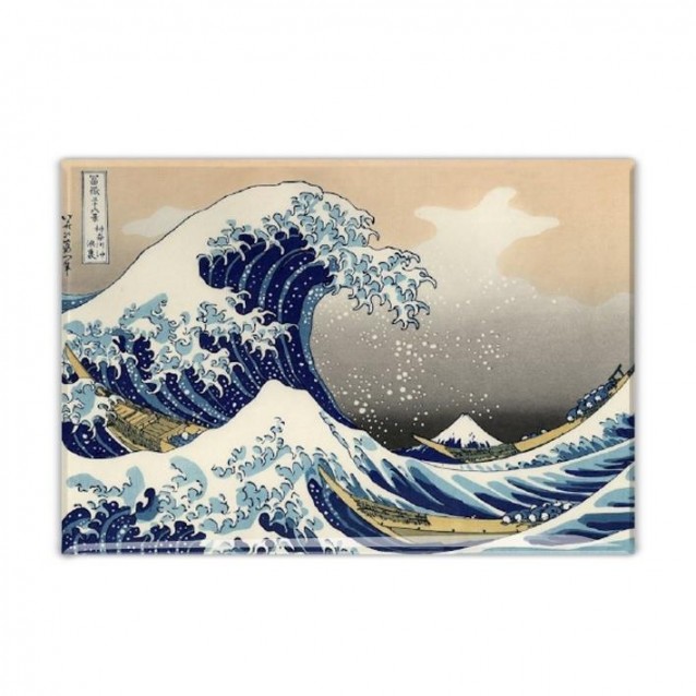 Μαγνητάκι Ψυγείου 5,5x8cm Hokusai 