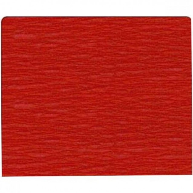 Χαρτί Γκοφρέ (Κρεπ) 50x200cm Κόκκινο Καρμίν
