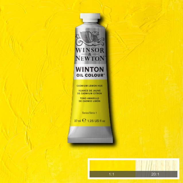 Winsor & Newton 37ml Winton Oil Cadmium Lemon Hue