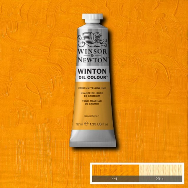 Winsor & Newton 37ml Winton Oil Cadmium Yellow Hue