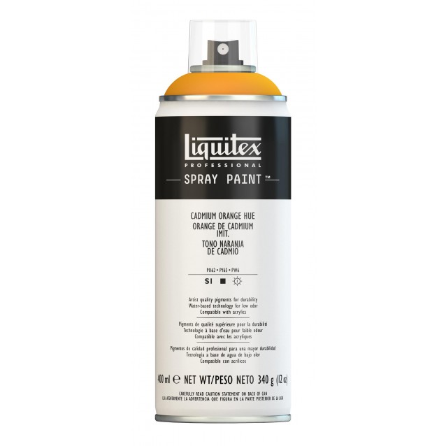 Liquitex Professional 400ml Acrylic Spray 720 Cadmium Orange Hue
