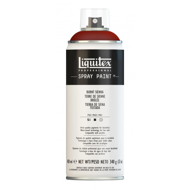 Liquitex Professional 400ml Acrylic Spray 127 Burnt Sienna